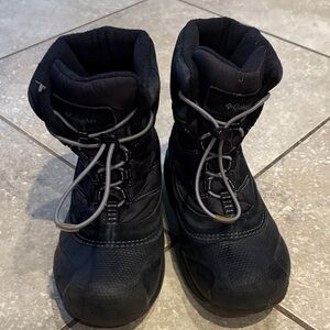 Columbia Black Boys Insulated Boots